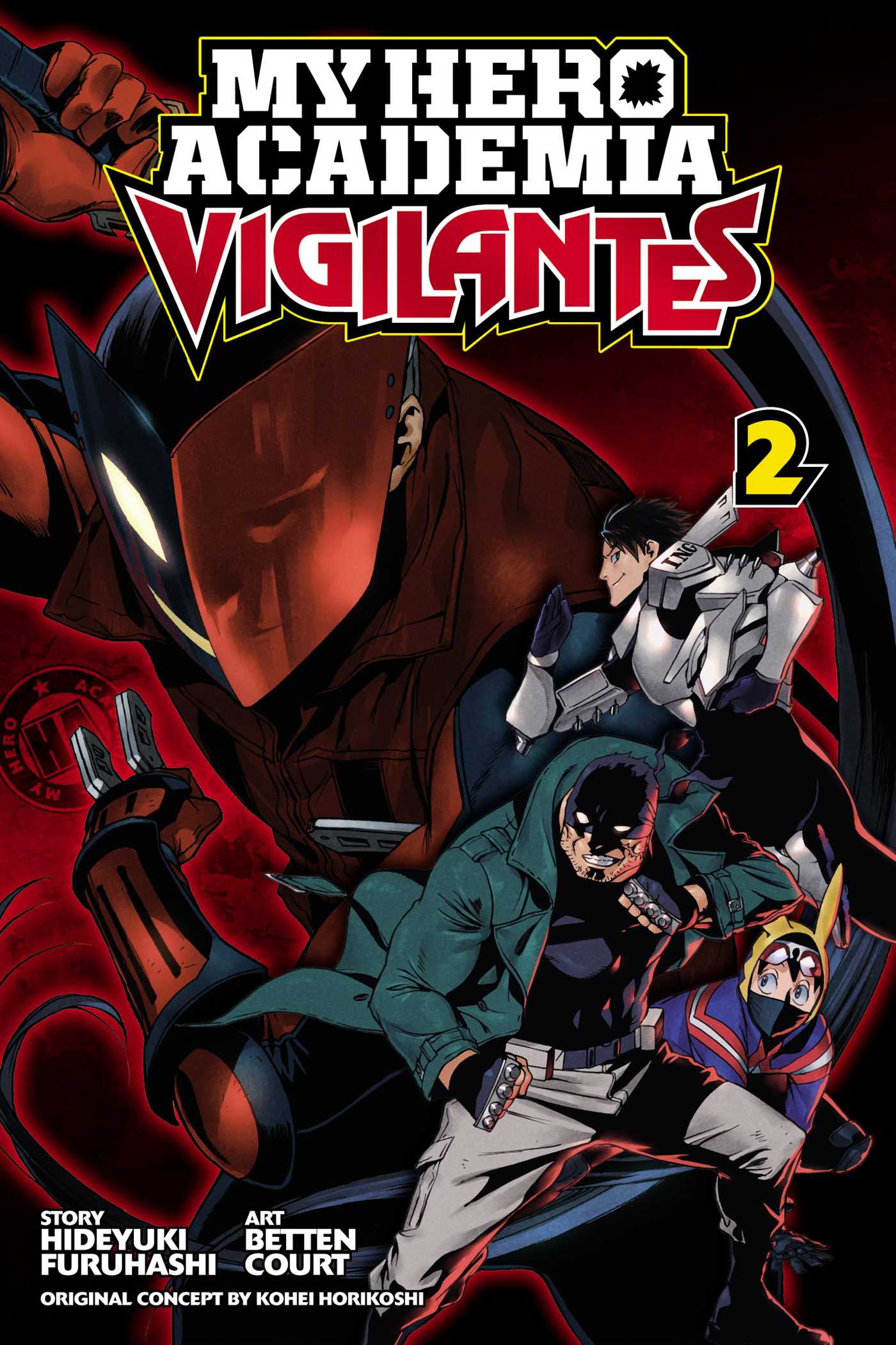 My Hero Academia: Vigilantes, Vol. 2 — manga cover
