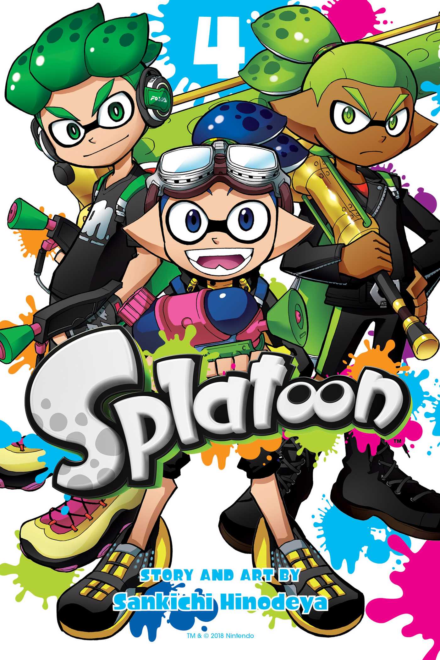 Splatoon, Vol. 4 — manga cover