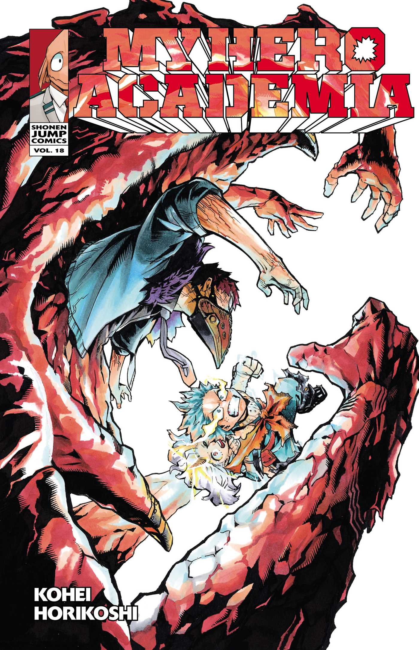 My Hero Academia, Vol. 18 — manga cover