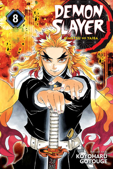 Demon Slayer: Kimetsu no Yaiba, Vol. 8 — manga cover