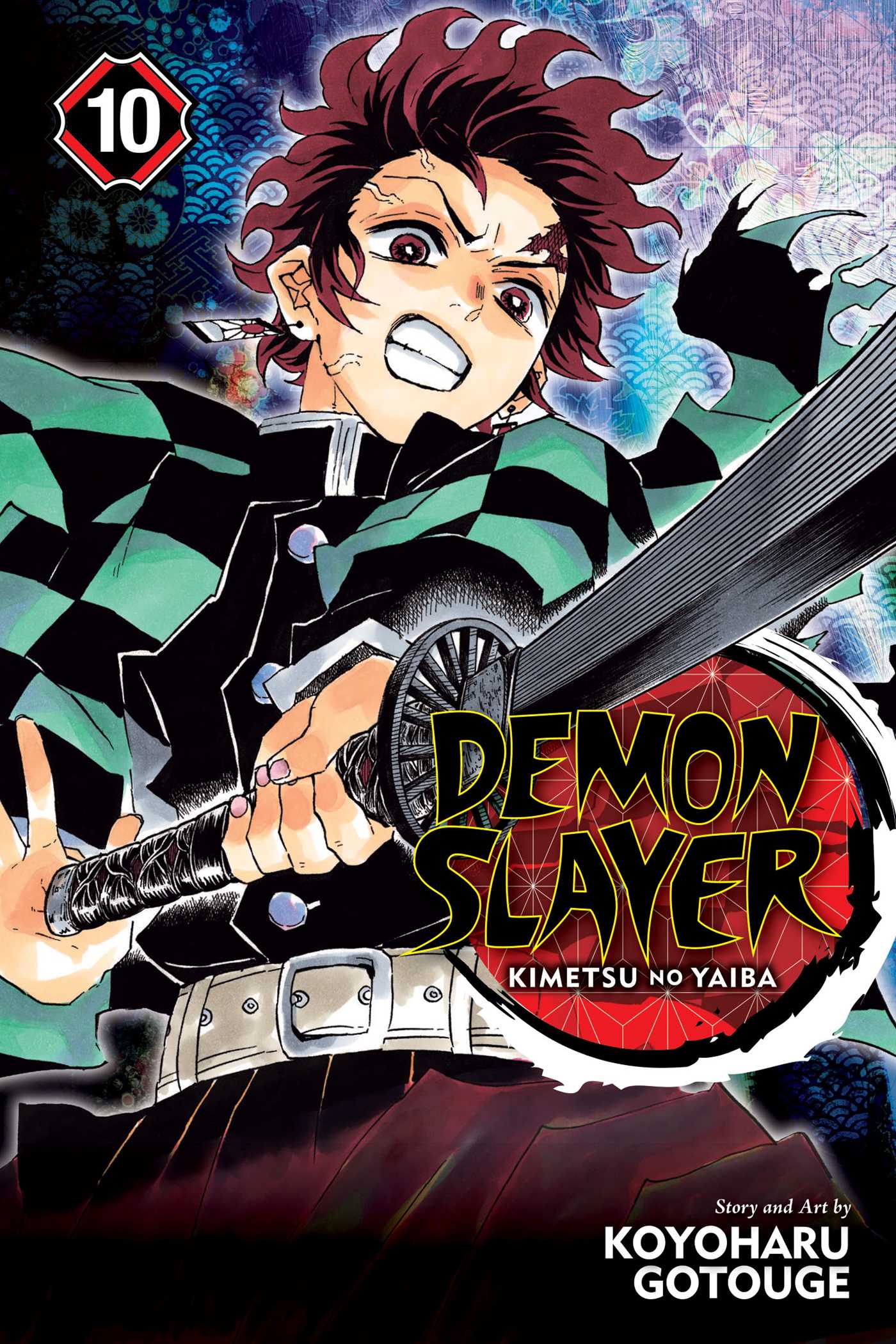 Demon Slayer: Kimetsu no Yaiba, Vol. 10 — manga cover