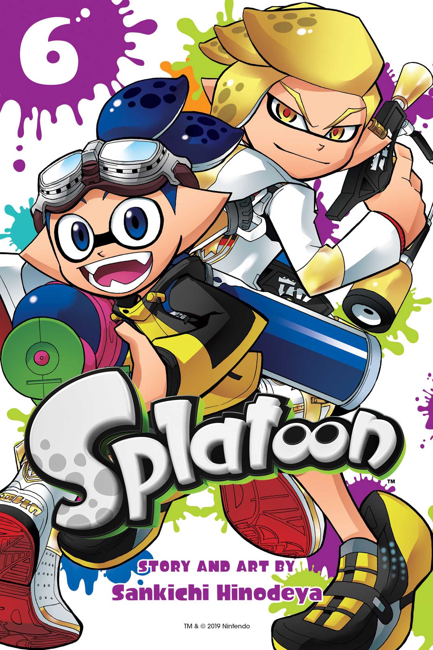 Splatoon, Vol. 6 — manga cover