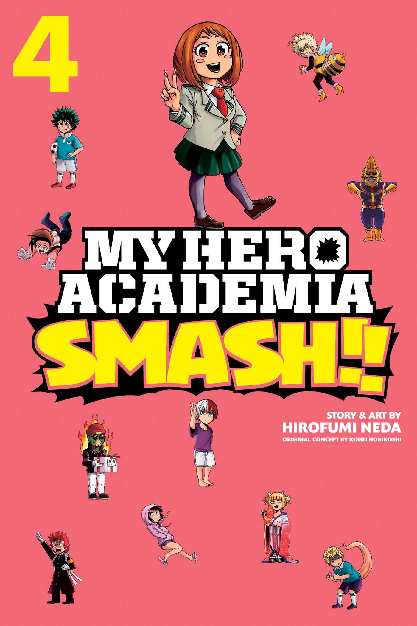 My Hero Academia: Smash!!, Vol. 4 — manga cover
