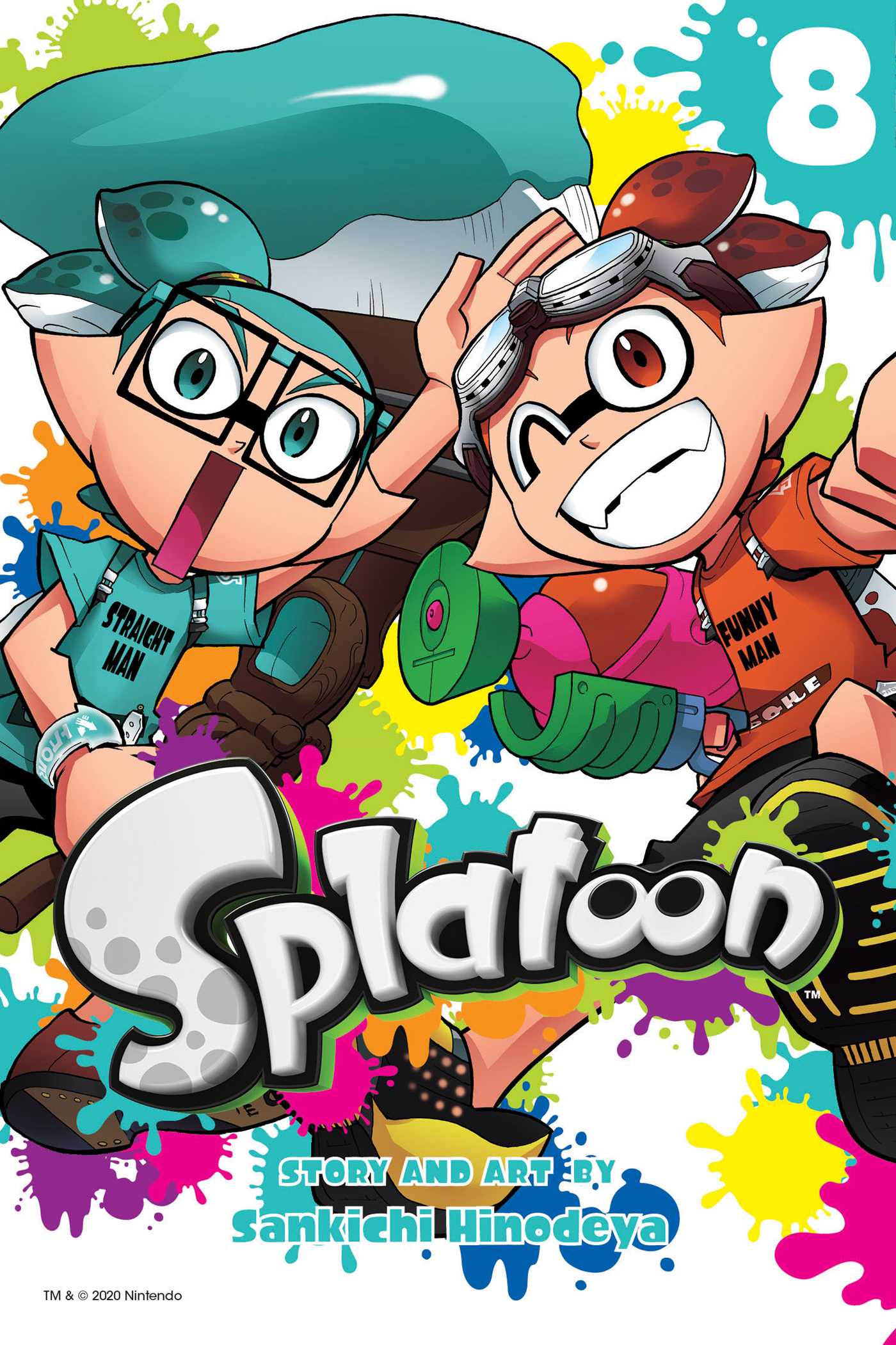 Splatoon, Vol. 8 — manga cover