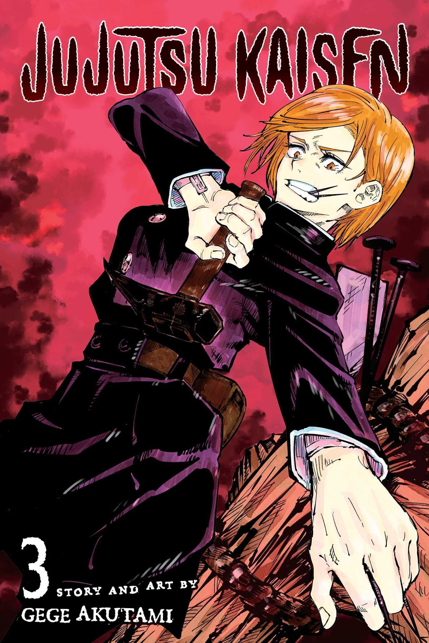 Jujutsu Kaisen, Vol. 3 — manga cover