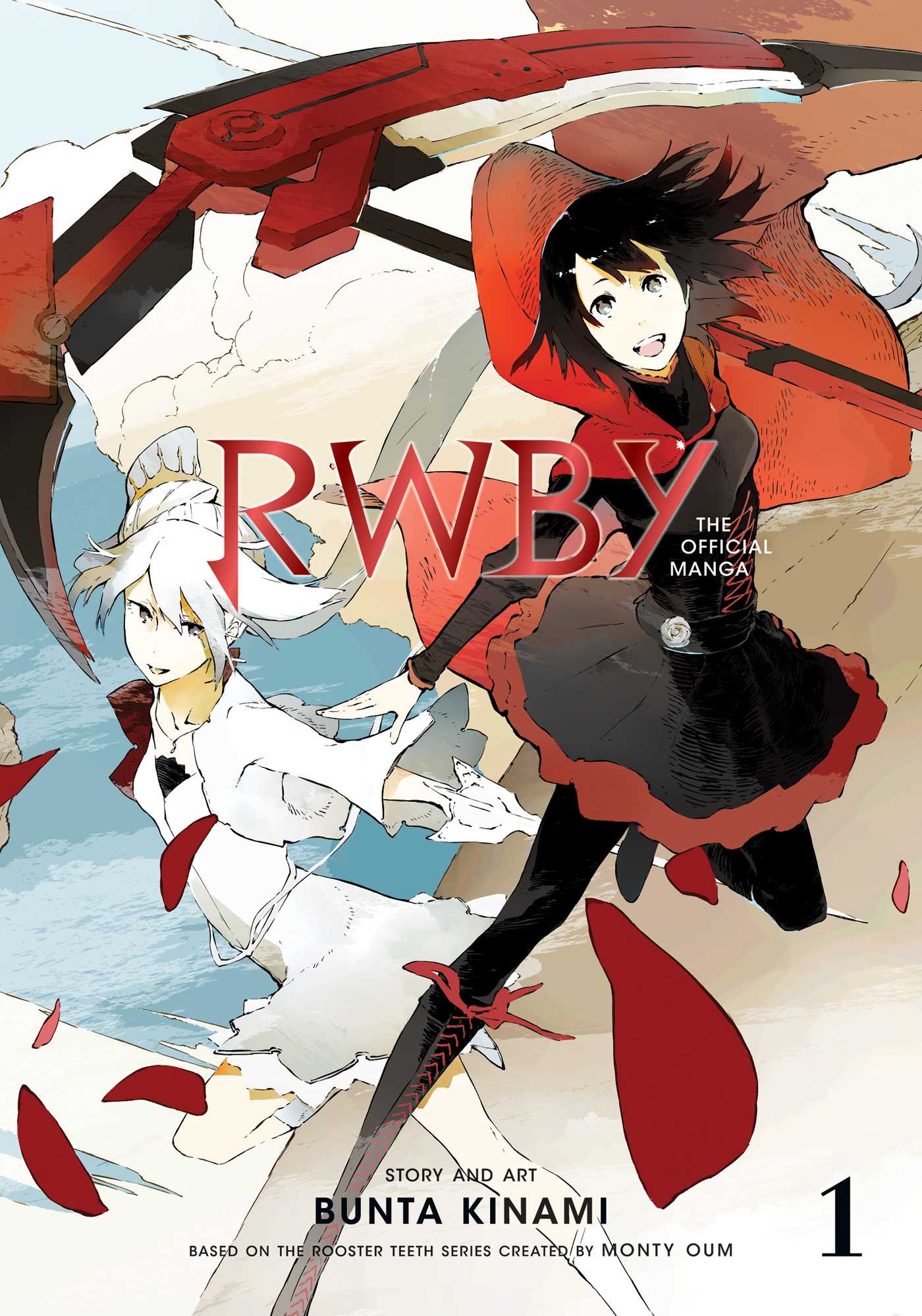 RWBY: The Official Manga, Vol. 1 — manga cover