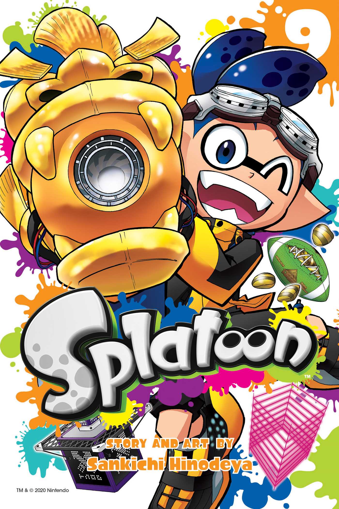 Splatoon, Vol. 9 — manga cover