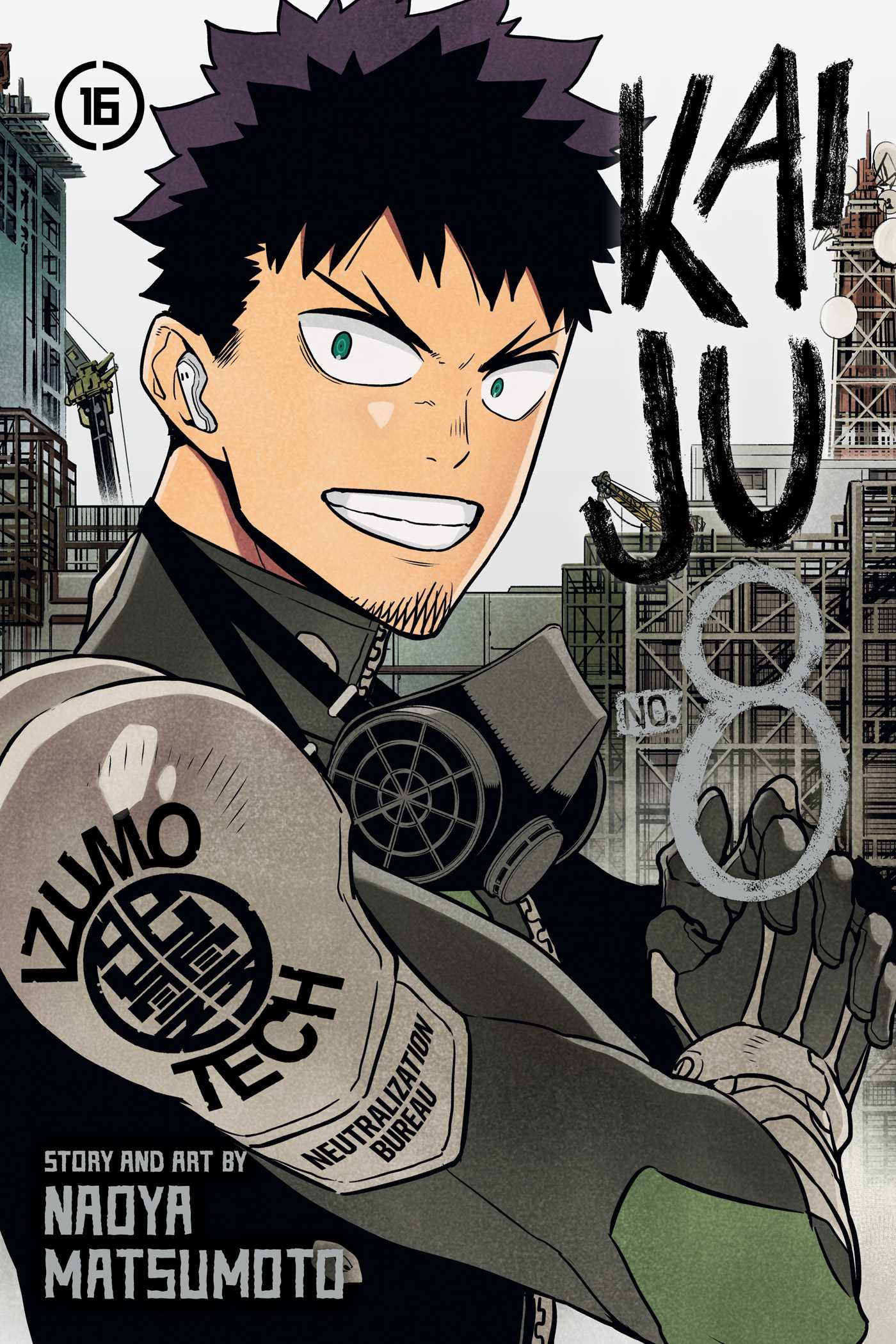 Kaiju No. 8, Vol. 16 — manga cover
