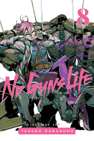 No Guns Life, Vol. 8 — manga cover