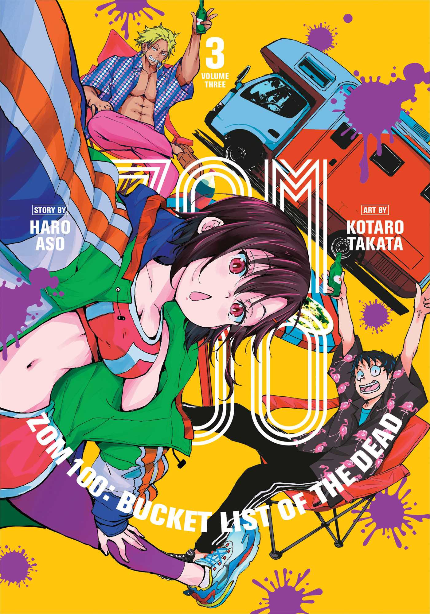 Zom 100: Bucket List of the Dead, Vol. 3 — manga cover
