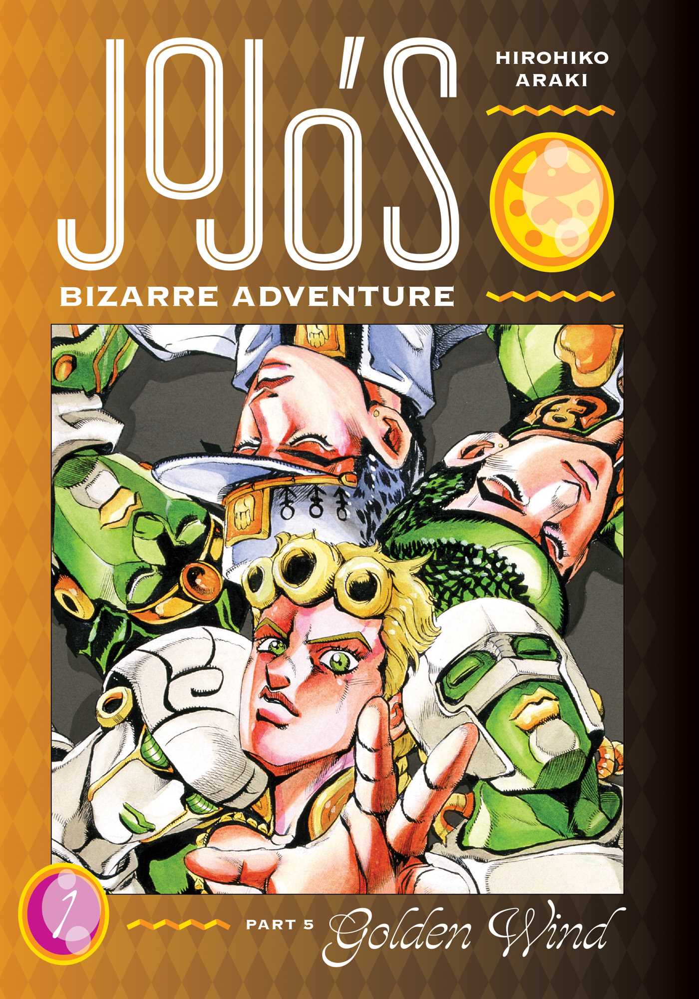 JoJo's Bizarre Adventure: Part 5--Golden Wind, Vol. 1 — manga cover