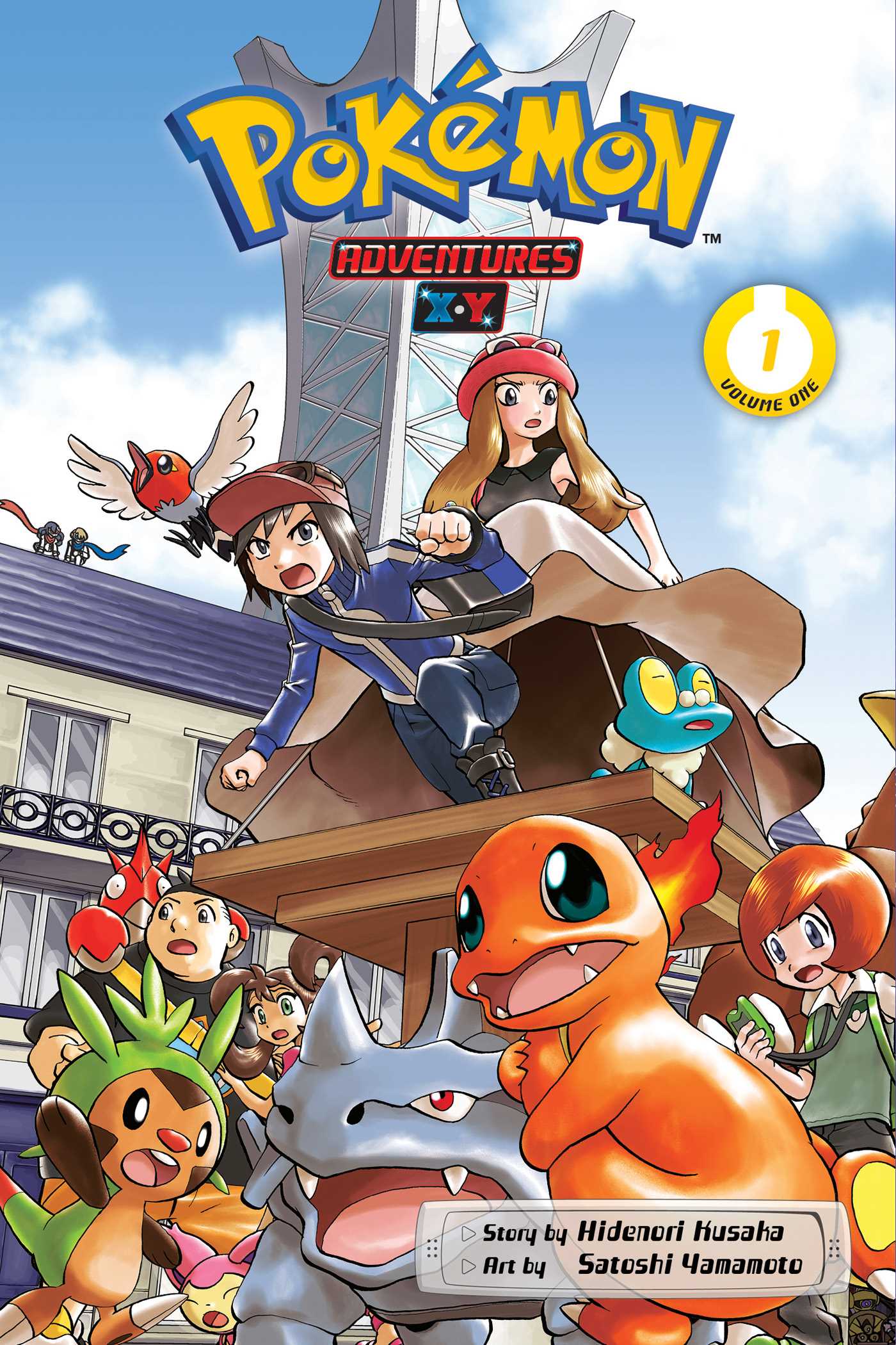 Pokémon Adventures: X•Y, Vol. 1 — manga cover