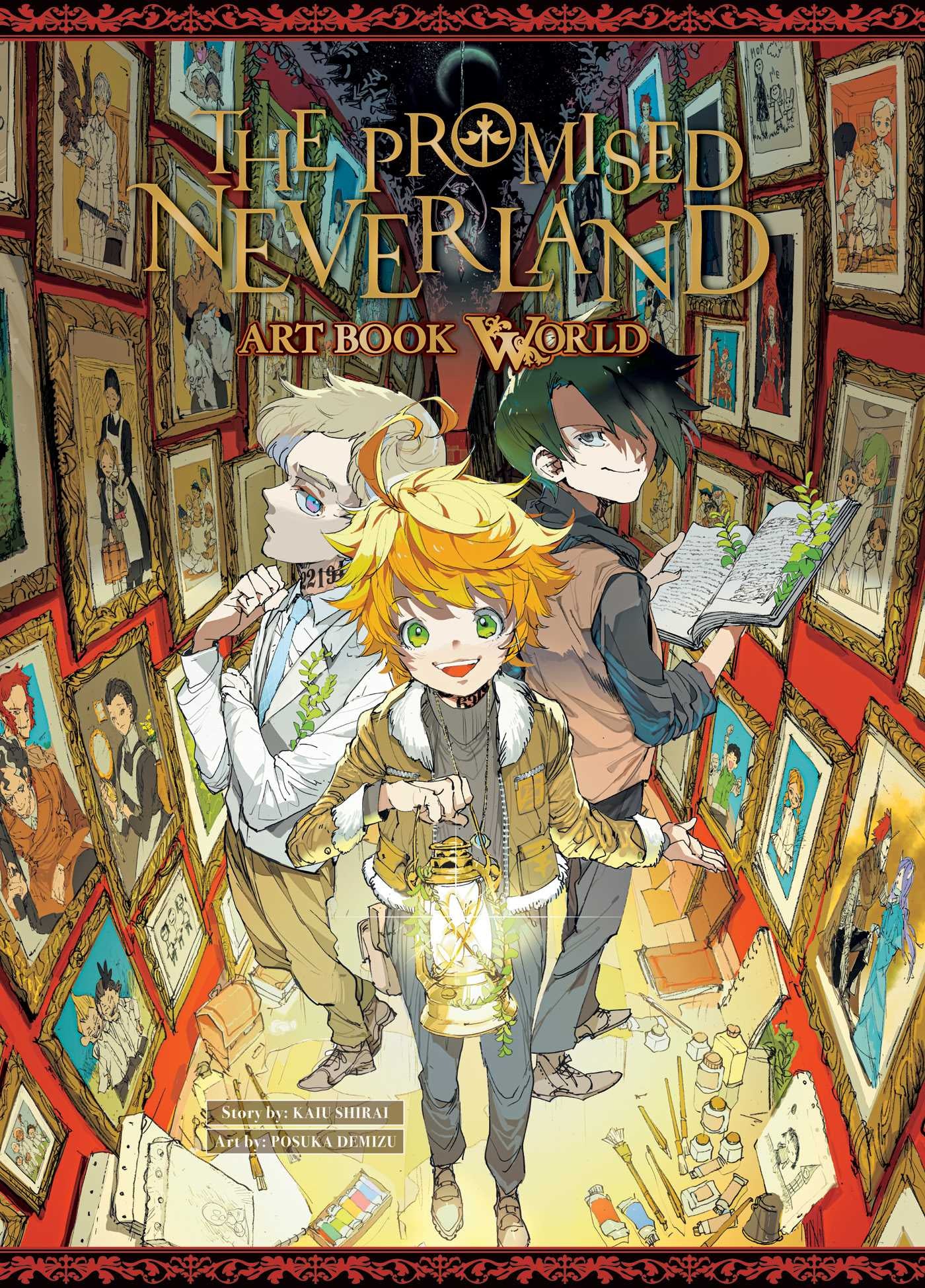 The Promised Neverland: Art Book World — manga cover