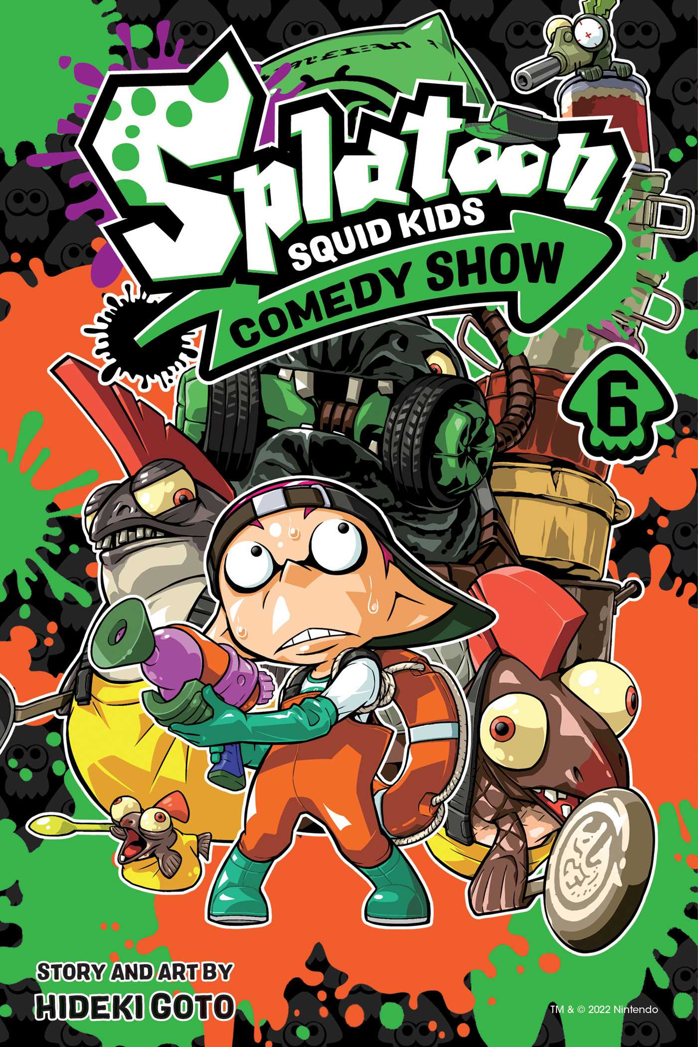 Splatoon: Squid Kids Comedy Show, Vol. 6 — manga cover