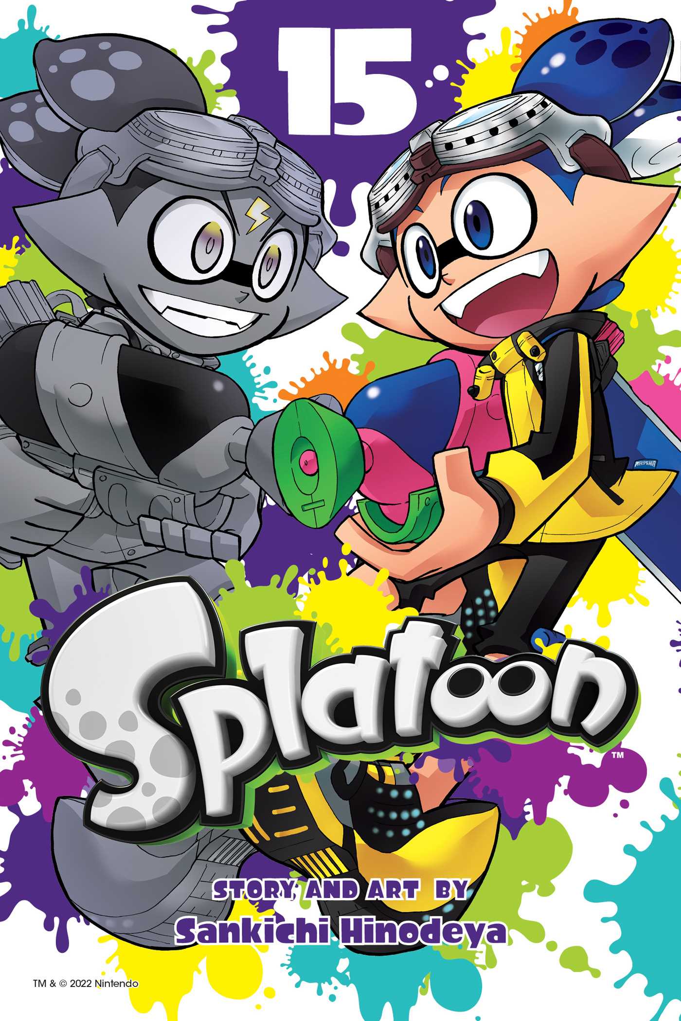 Splatoon, Vol. 15 — manga cover