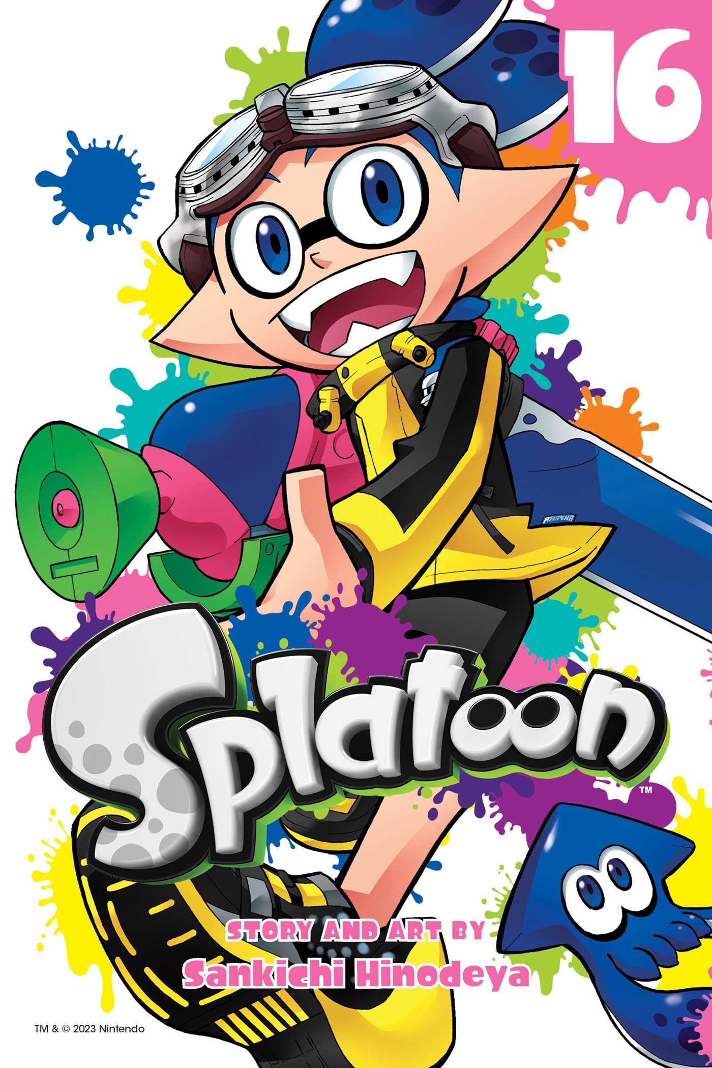 Splatoon, Vol. 16 — manga cover