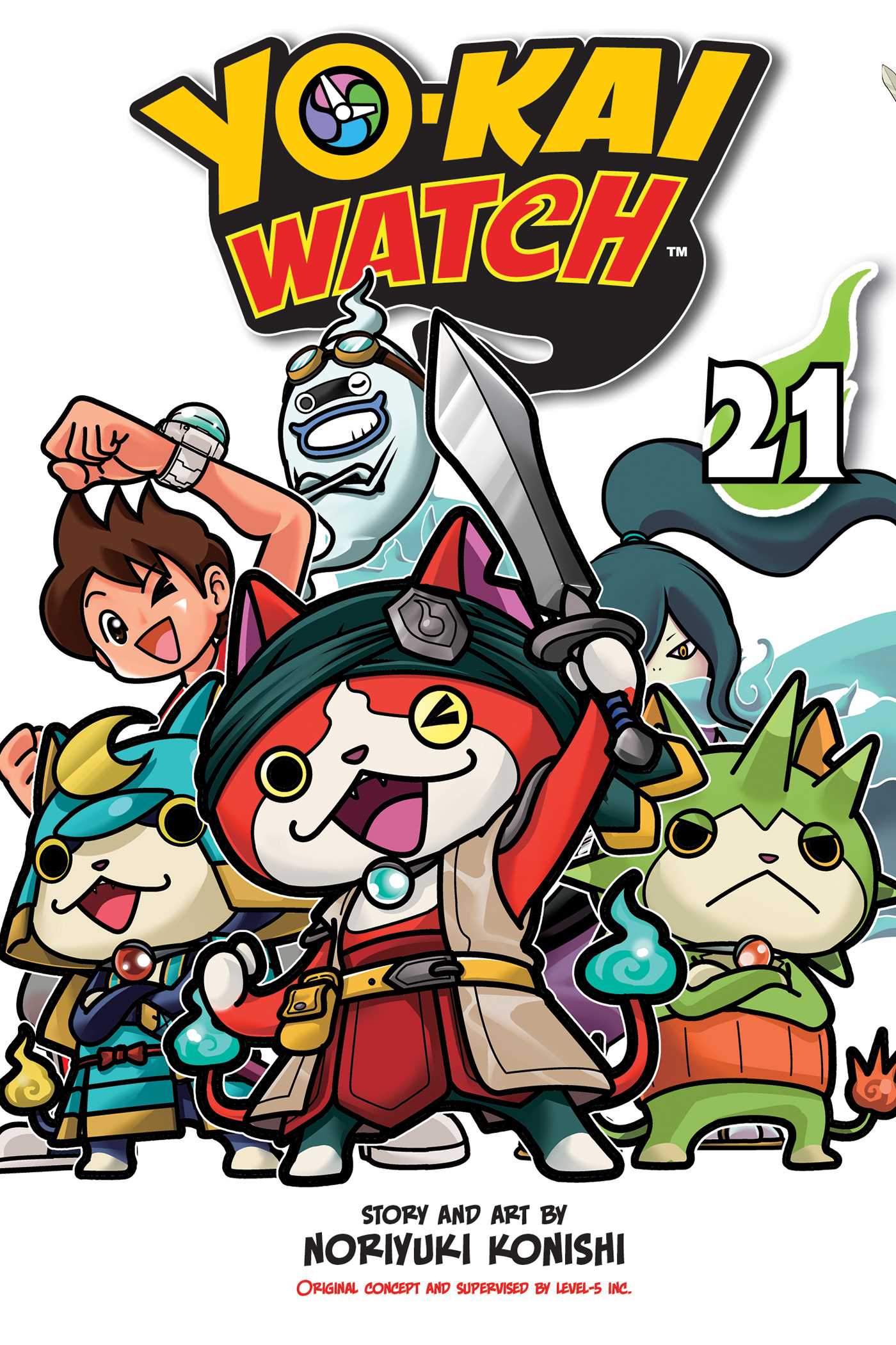 YO-KAI WATCH, Vol. 21 — manga cover