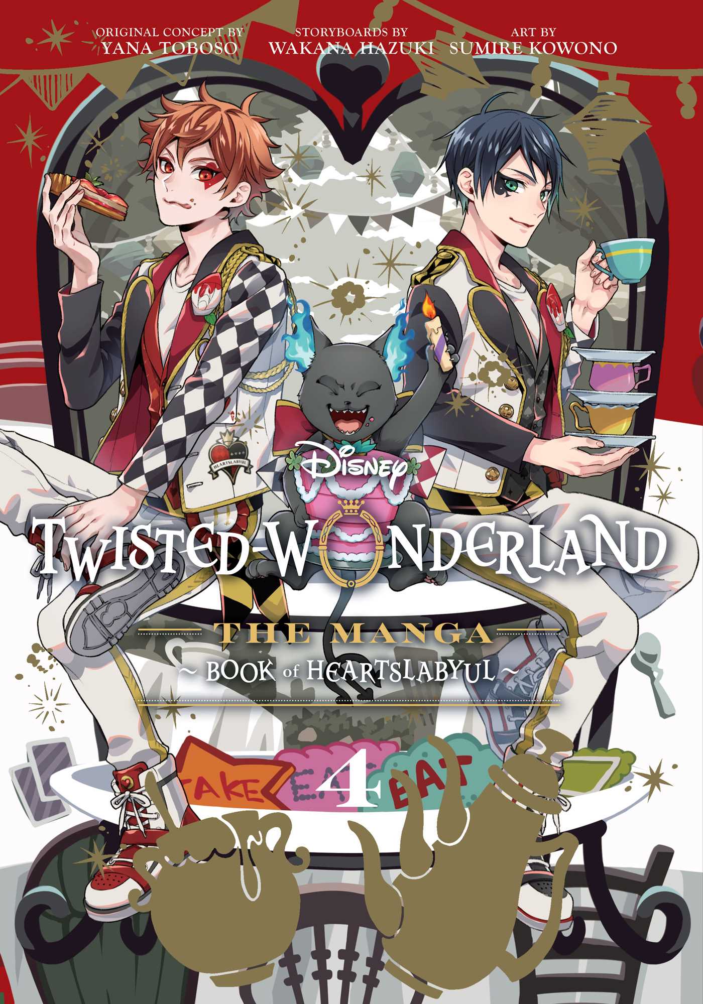 Disney Twisted-Wonderland: The Manga – Book of Heartslabyul, Vol. 4 — manga cover