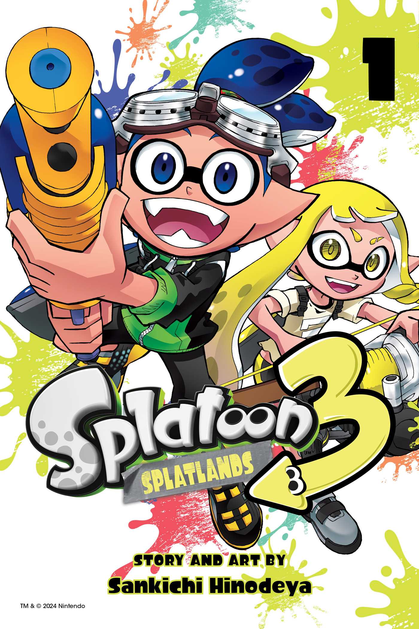 Splatoon 3: Splatlands, Vol. 1 — manga cover