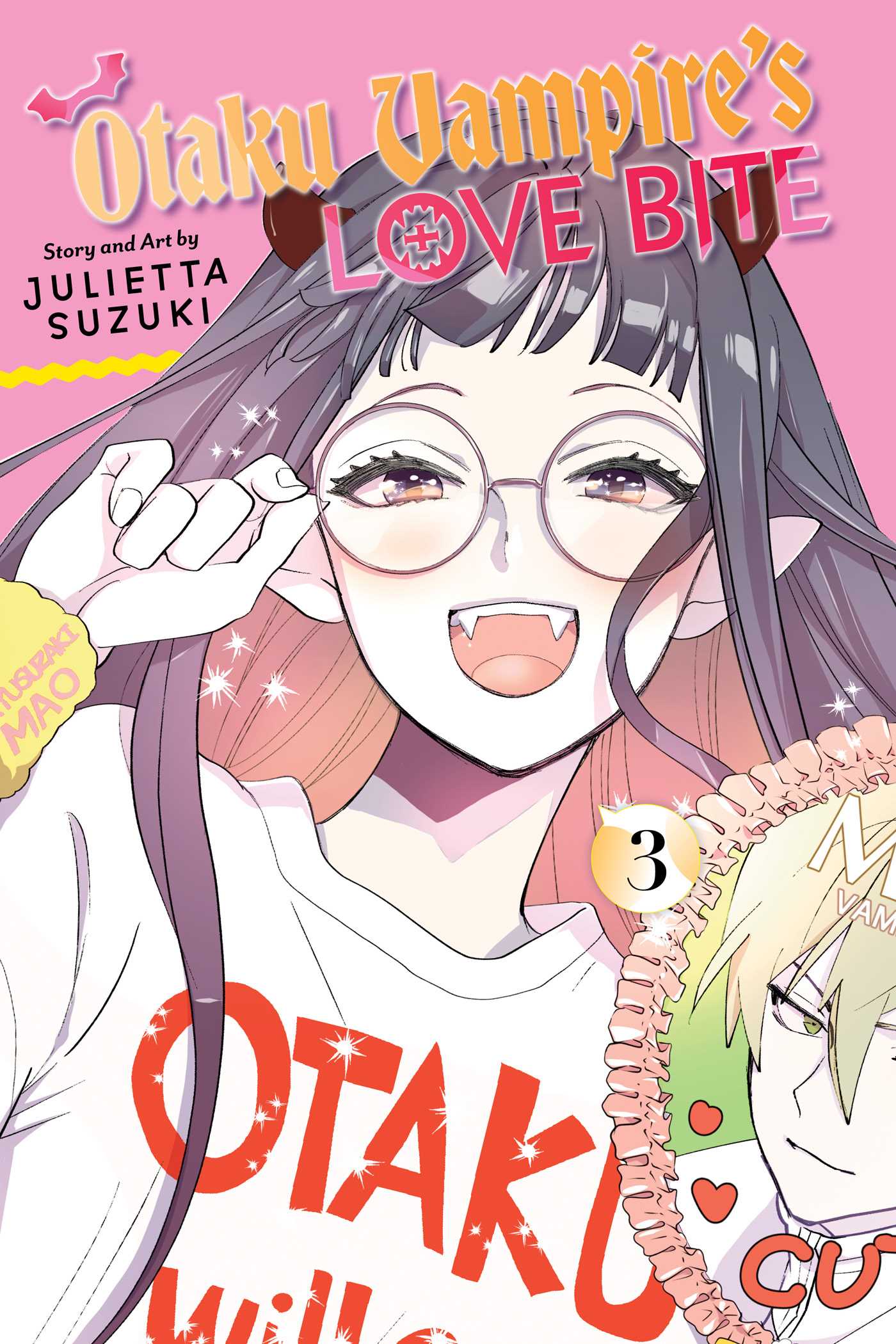 Otaku Vampire's Love Bite, Vol. 3 — manga cover