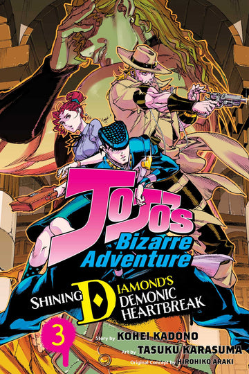 JoJo's Bizarre Adventure: Shining Diamond's Demonic Heartbreak, Vol. 3 — manga cover