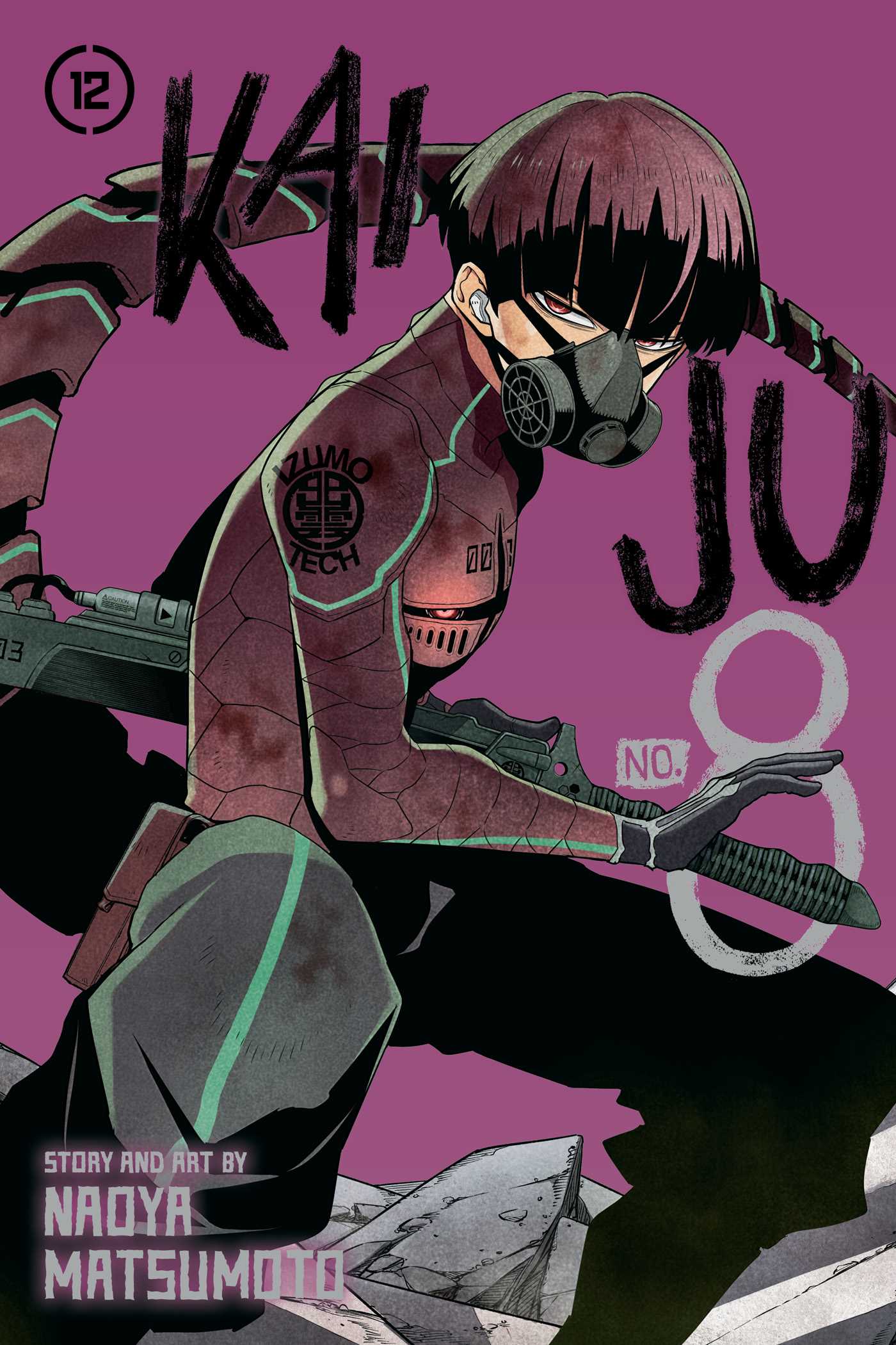 Kaiju No. 8, Vol. 12 — manga cover