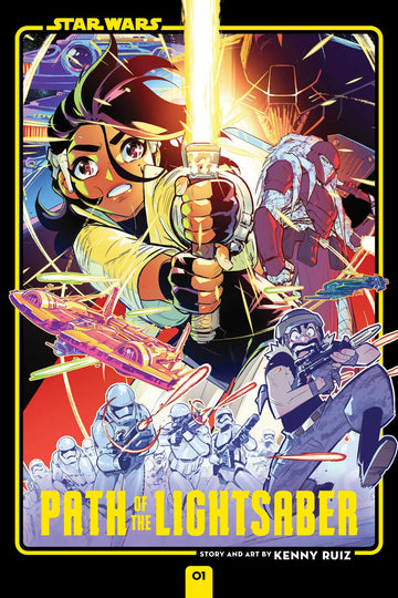 Star Wars: Path of the Lightsaber, Vol. 1 — manga cover