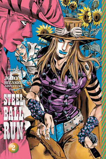 JoJo's Bizarre Adventure: Part 7--Steel Ball Run, Vol. 2 — manga cover