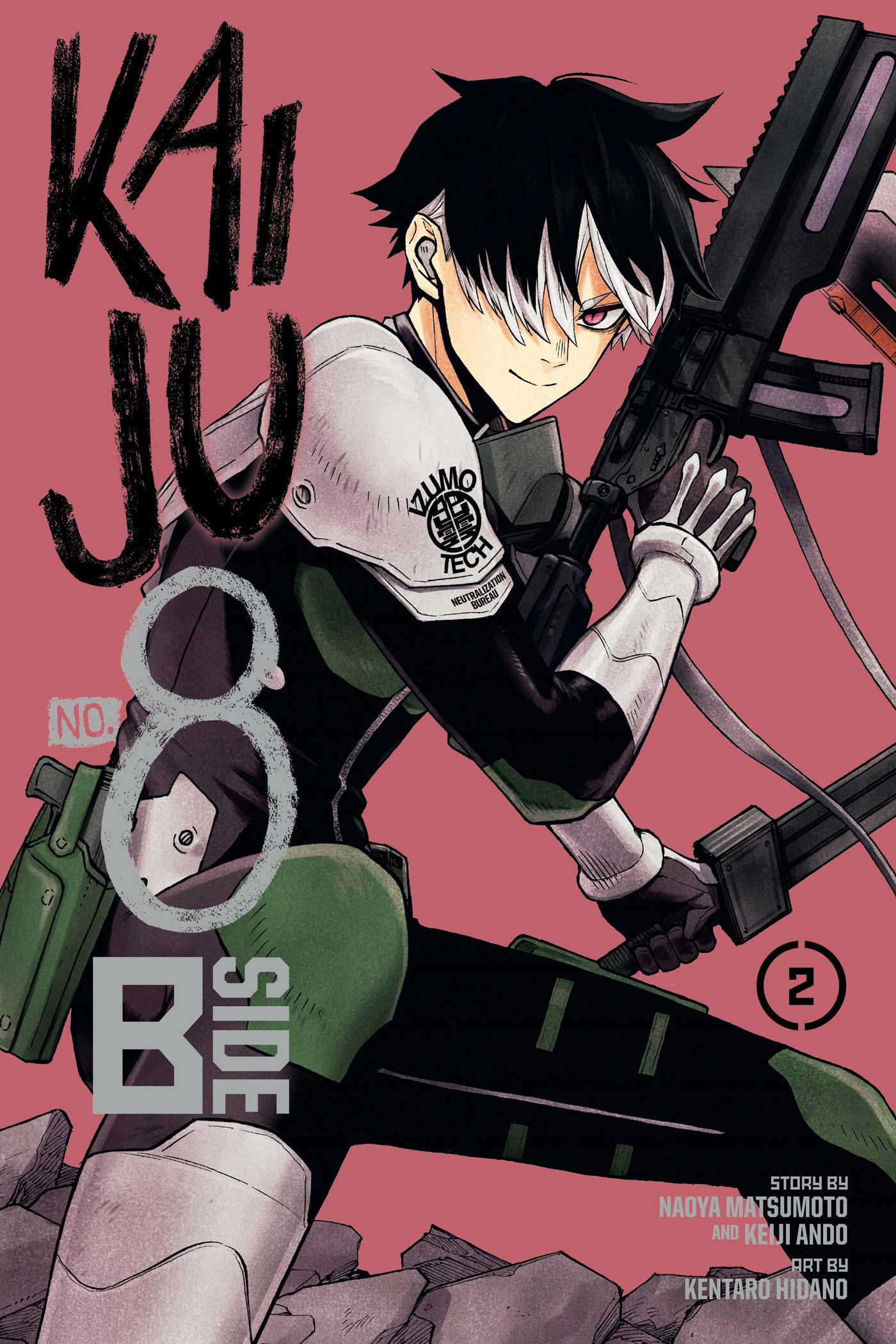 Kaiju No. 8: B-Side, Vol. 2 — manga cover