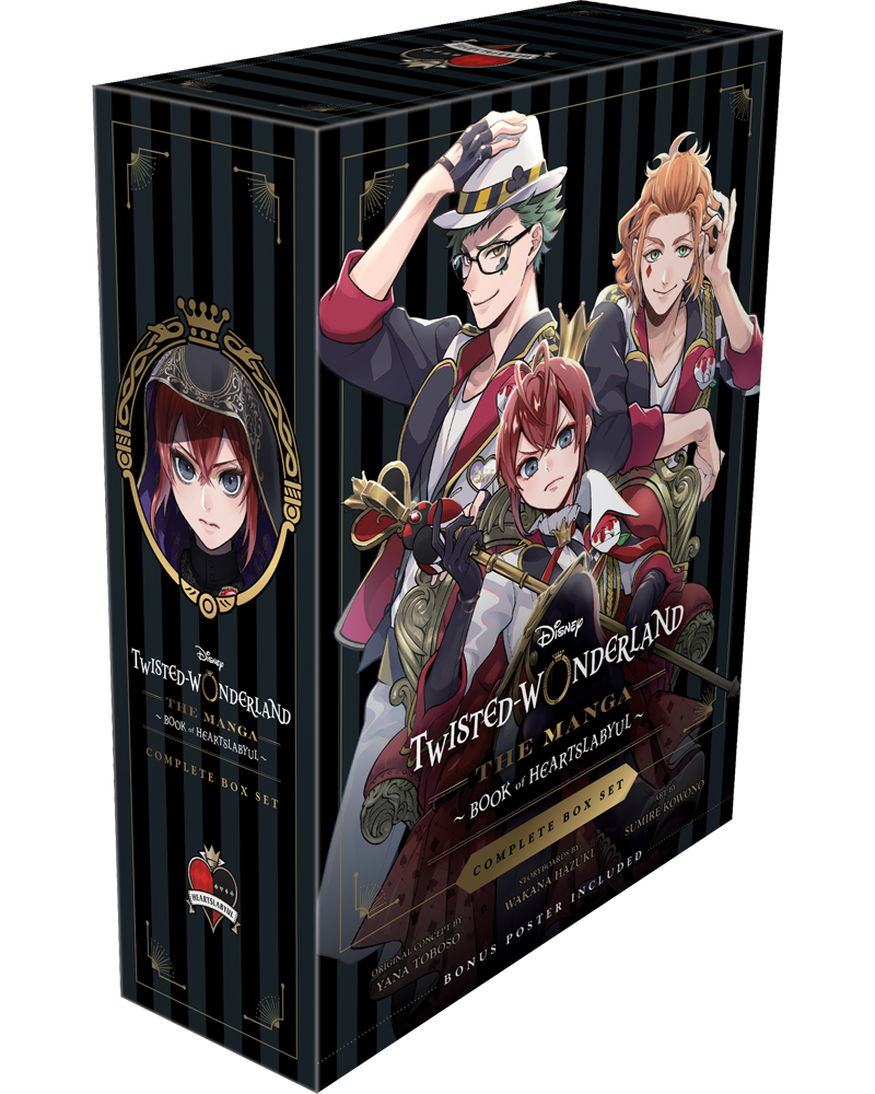 Disney Twisted-Wonderland: The Manga – Book of Heartslabyul Complete Box Set — manga cover