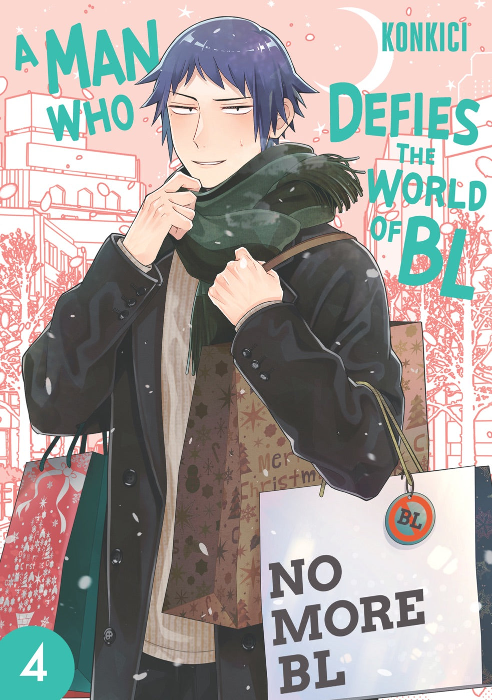 A Man Who Defies the World of BL, Vol. 4 — manga cover