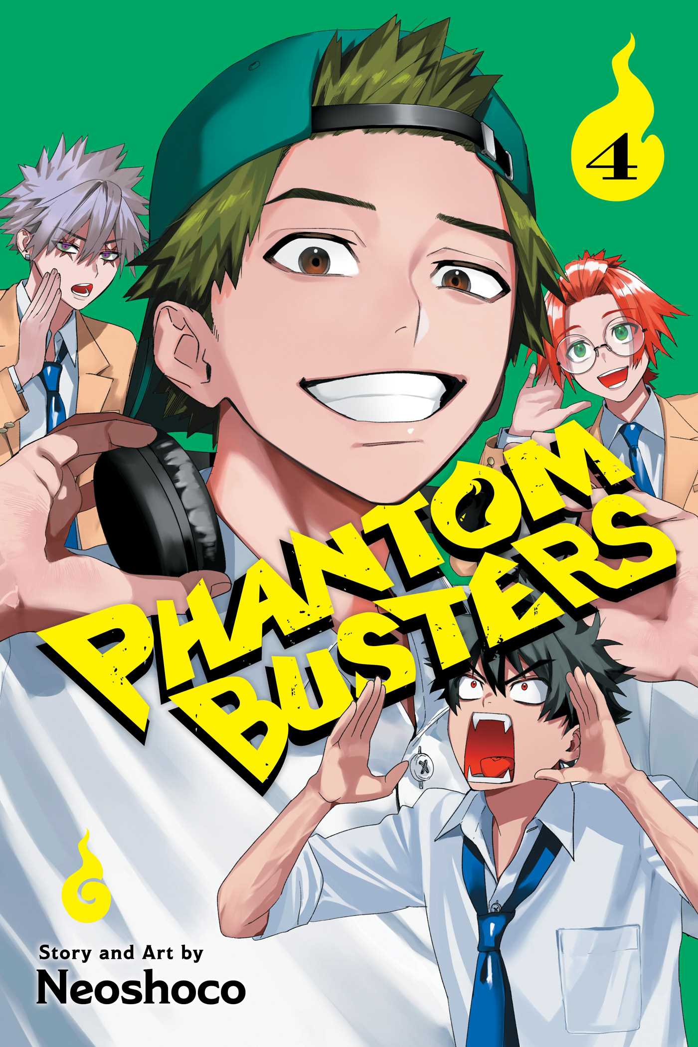 Phantom Busters, Vol. 4 — manga cover