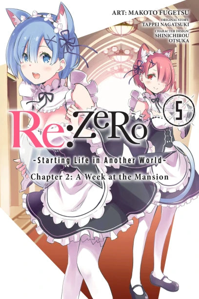 Re:ZERO -Starting Life in Another World-, Chapter 2: A Week at the Mansion, Vol. 5 (manga) — manga cover
