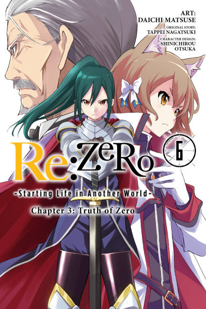 Re:ZERO -Starting Life in Another World-, Chapter 3: Truth of Zero, Vol. 6 (manga) — manga cover