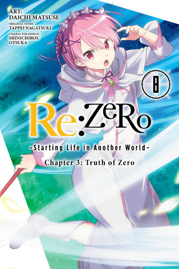 Re:ZERO -Starting Life in Another World-, Chapter 3: Truth of Zero, Vol. 8 (manga) — manga cover
