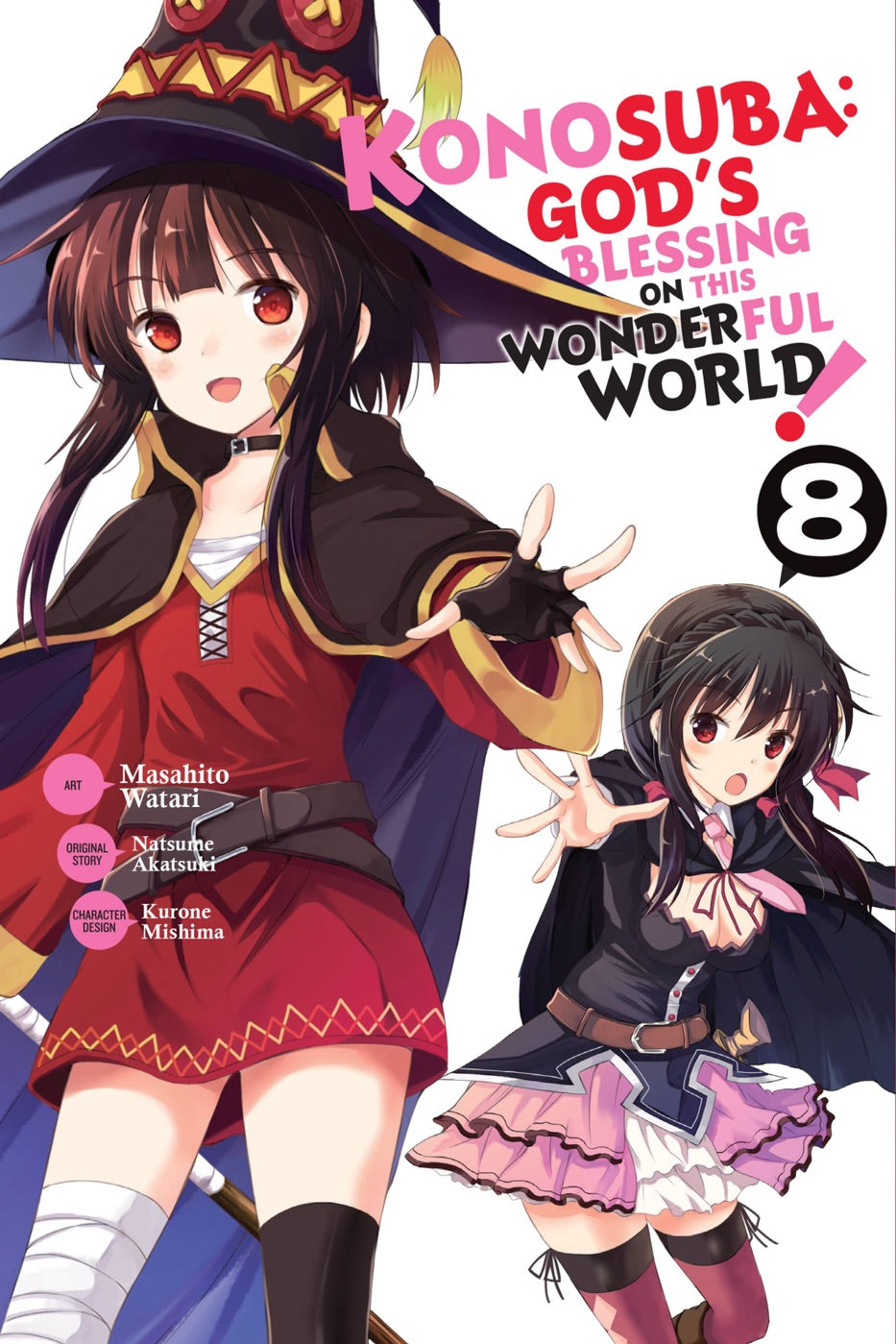Konosuba: God's Blessing on This Wonderful World!, Vol. 8 (manga) — manga cover