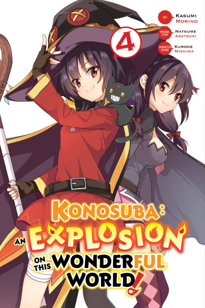 Konosuba: An Explosion on This Wonderful World!, Vol. 4 (manga) — manga cover