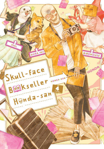 Skull-face Bookseller Honda-san, Vol. 4 — manga cover