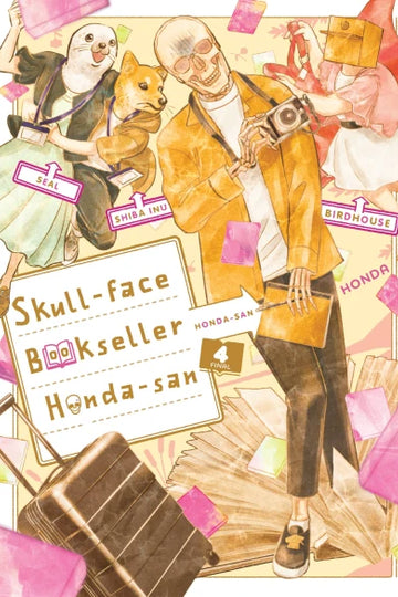 Skull-face Bookseller Honda-san, Vol. 4 — manga cover