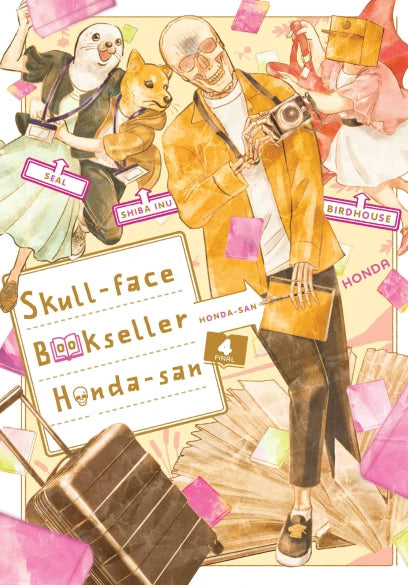 Skull-face Bookseller Honda-san, Vol. 4 — manga cover