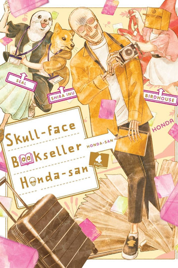 Skull-face Bookseller Honda-san, Vol. 4 — manga cover
