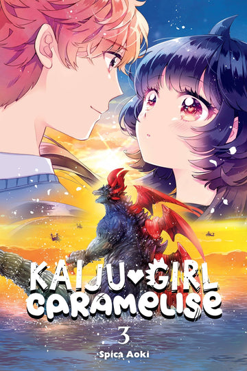 Kaiju Girl Caramelise, Vol. 3 — manga cover