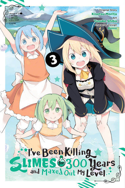 I've Been Killing Slimes for 300 Years and Maxed Out My Level, Vol. 3 (manga) — manga cover