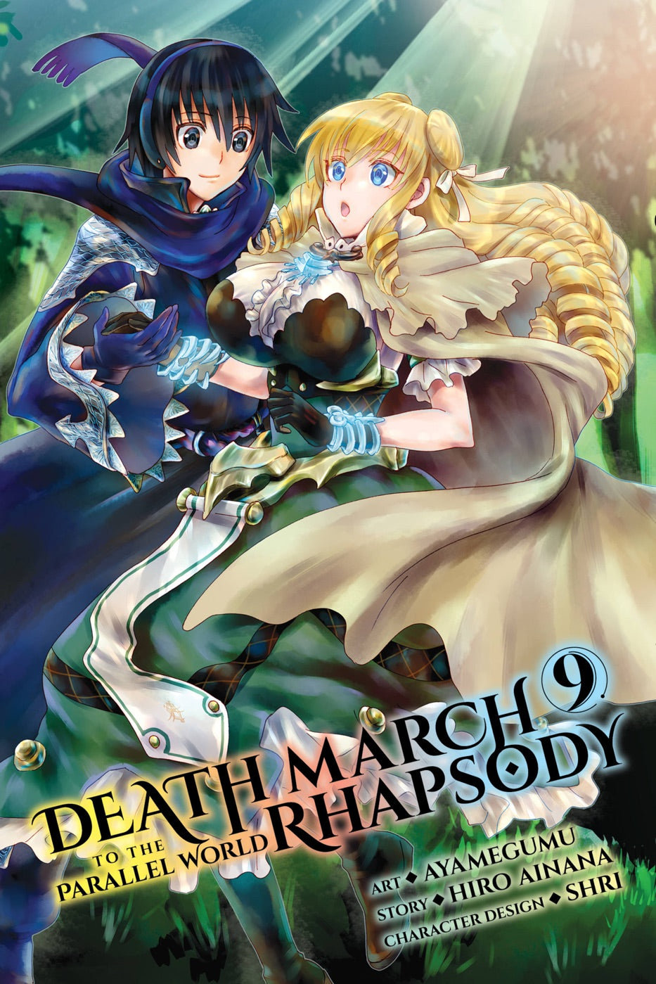 Death March to the Parallel World Rhapsody, Vol. 9 (manga) — manga cover
