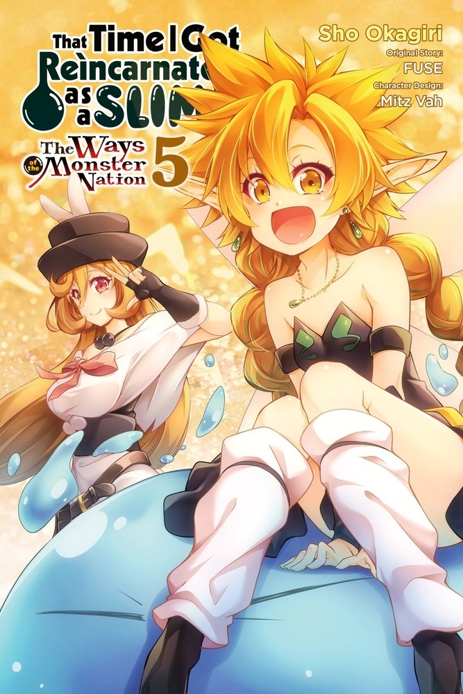 That Time I Got Reincarnated as a Slime, Vol. 5 (manga) — manga cover