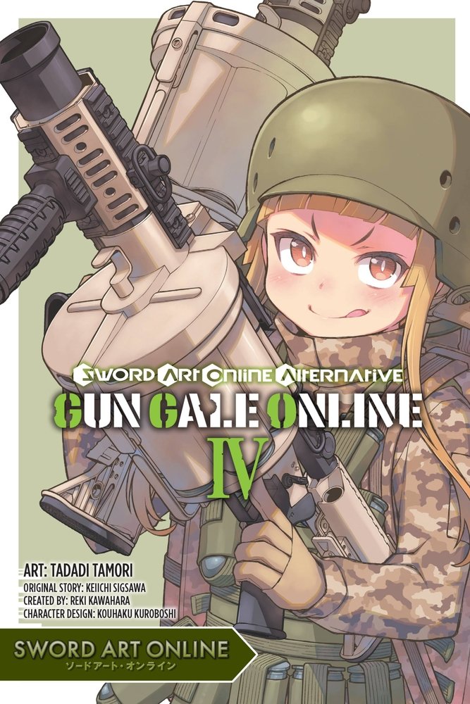 Sword Art Online Alternative Gun Gale Online, Vol. 4 (manga) — manga cover