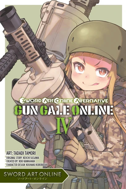 Sword Art Online Alternative Gun Gale Online, Vol. 4 (manga) — manga cover