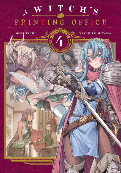 A Witch's Printing Office, Vol. 4 — manga cover