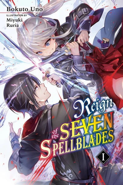 Reign of the Seven Spellblades, Vol. 1 (light novel) — light novel cover