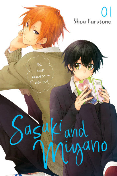 Sasaki and Miyano, Vol. 1 — manga cover